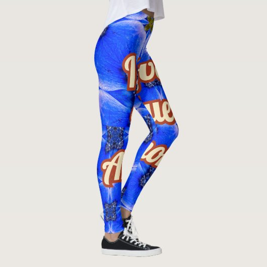 Anemone Muster Leggings (Rechts)