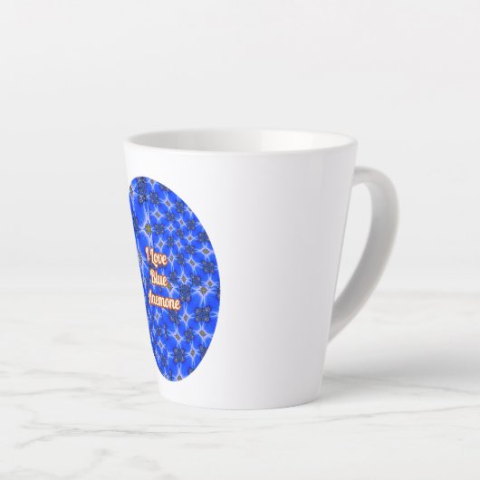 Anemone Muster Milchtasse (Rechte Ecke)