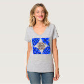 Anemone Muster T-Shirt (Vorderseite Vollansicht)