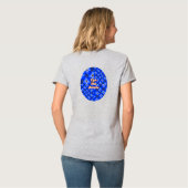 Anemone Muster T-Shirt (Rückseite Vollansicht)