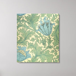 "Anemone"-Muster (Textilien) Leinwanddruck