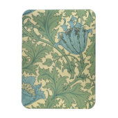 "Anemone"-Muster (Textilien) Magnet (Vertikal)