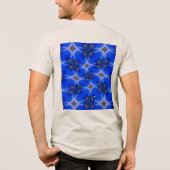 Anemone Muster Tri-Blend Shirt (Rückseite)