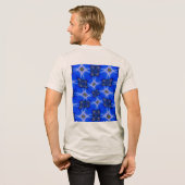Anemone Muster Tri-Blend Shirt (Rückseite voll)