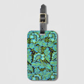 Anemone-Muster von William Morris, Gepäckanhänger (Vorderseite Vertikal)