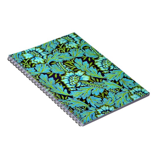 Anemone-Muster von William Morris, Notizblock (Rechte Seite)