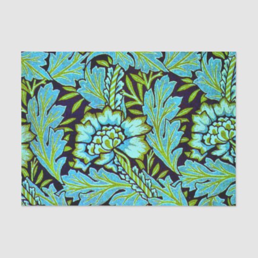 Anemone-Muster von William Morris, Seidenpapier (Vorderseite)