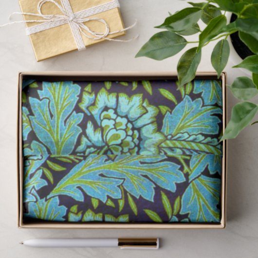 Anemone-Muster von William Morris, Seidenpapier (Geschenk)