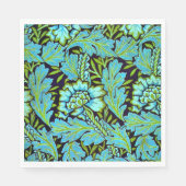 Anemone-Muster von William Morris, Serviette (Vorderseite)