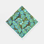 Anemone-Muster von William Morris, Serviette (Ecke)