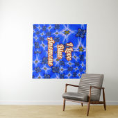 Anemone Muster Wandteppich (Beispiel (Horizontal))