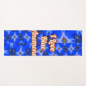 Anemone Muster Yogamatte (Vorderseite (Horizontal))