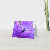 Anemone Note Card Dankeskarte (Vorderseite)