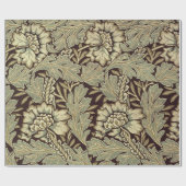 Anemone Pattern von William Morris Geschenkpapier (Flach)