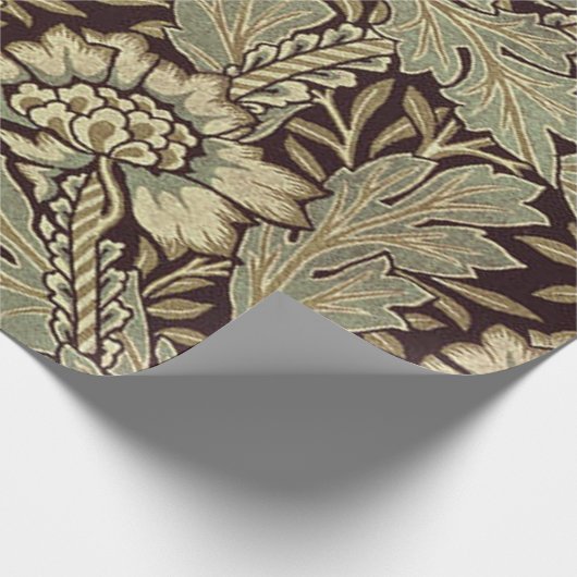 Anemone Pattern von William Morris Geschenkpapier (Ecke)