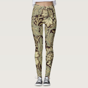 Anemone Pattern von William Morris Leggings