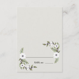 Anemone-Platzkarten Einladung