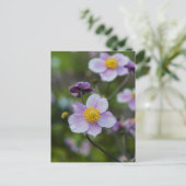 Anemone Postkarte (Stehend Vorderseite)