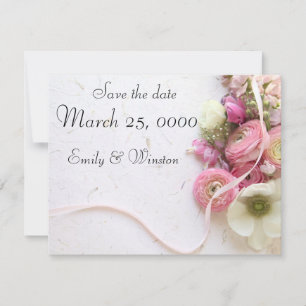 Anemone, ranunculus, Band Save The Date