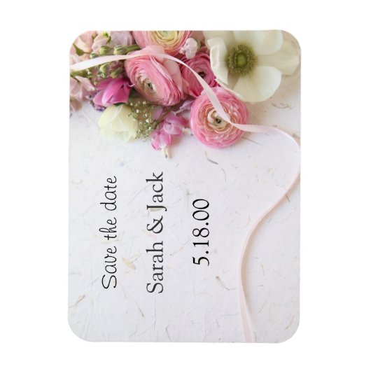 Anemone, ranunculus Blume speichern Datumsmagnet Magnet (Vertikal)