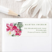 Anemone, rosa Blume und Spruce (Insitu)