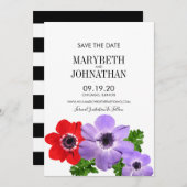 Anemone Save the Date (Vorne/Hinten)