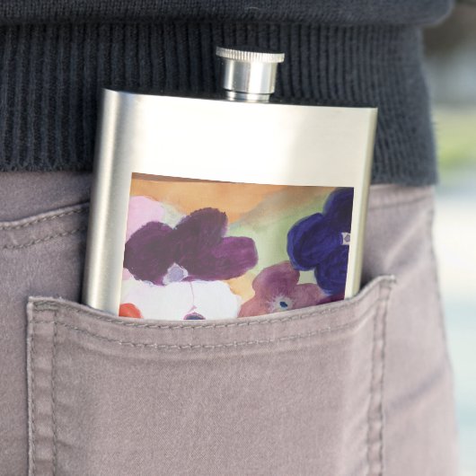 Anemone Spring Flowers Classic Flask Flachmann (Beispiel)