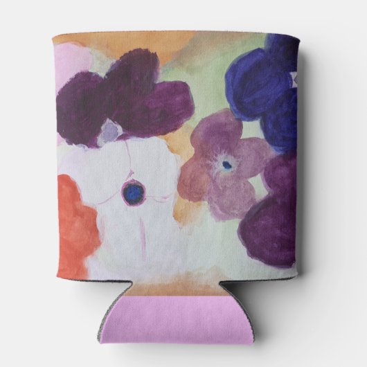 Anemone Spring Flowers Dosenkühler (Rückseite)