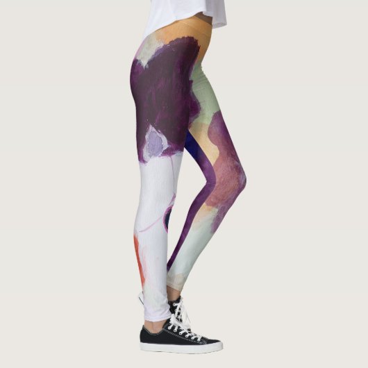 Anemone Spring Flowers Leggings (Rechts)