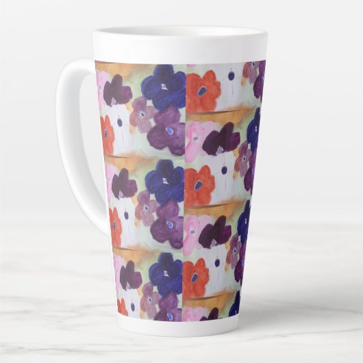 Anemone Spring Flowers Milchtasse (Linke Ecke)