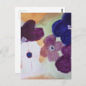 Anemone Spring Flowers Postcard Postkarte (Vorne/Hinten)