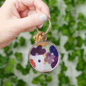 Anemone Spring Flowers Schlüsselring Schlüsselanhänger (Hand)