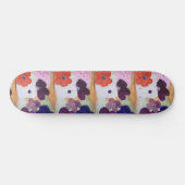 Anemone Spring Flowers Skateboard (Horizontal)