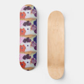 Anemone Spring Flowers Skateboard (Vorderseite)