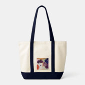 Anemone Spring Flowers Strap Tote Bag Tragetasche (Rückseite)