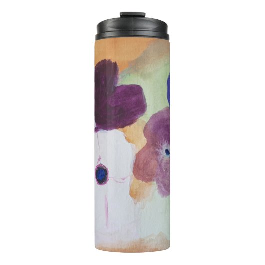 Anemone Spring Flowers Thermosbecher (Vorderseite)