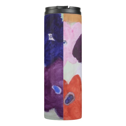 Anemone Spring Flowers Thermosbecher (Rückseite)