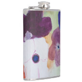 Anemone Spring Flowers Vinyl Wrapped Flask Flachmann (Rechts)