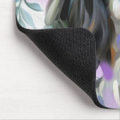 'Anemone' Tricolor cavalier dog art mousepad (Ecke)