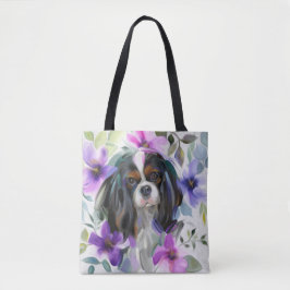 'Anemone' Tricolor cavalier Hundebeutel Tasche