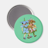 Anemone und Bluets Magnet (Vorderseite/Rückseite)