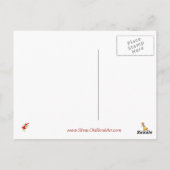 Anemone und Bluets Postkarte (Rückseite)