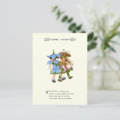 Anemone und Bluets Postkarte (Stehend Vorderseite)