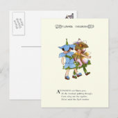 Anemone und Bluets Postkarte (Vorne/Hinten)