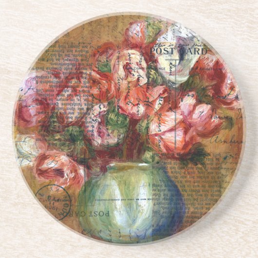 Anemone und Ephemera Getränkeuntersetzer (Vorne)