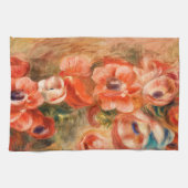 Anemone von Renoir Impressionist Painting Geschirrtuch (Horizontal)