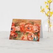 Anemone von Renoir Impressionist Painting Karte (Gelbe Blume)