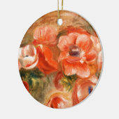 Anemone von Renoir Impressionist Painting Keramik Ornament (Links)
