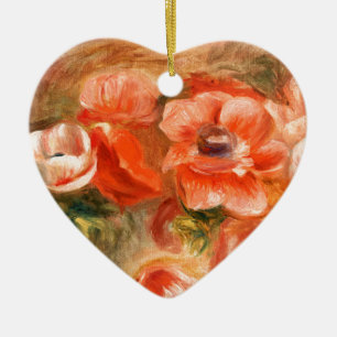 Anemone von Renoir Impressionist Painting Keramik Ornament