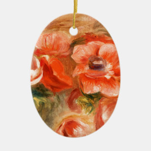 Anemone von Renoir Impressionist Painting Keramik Ornament